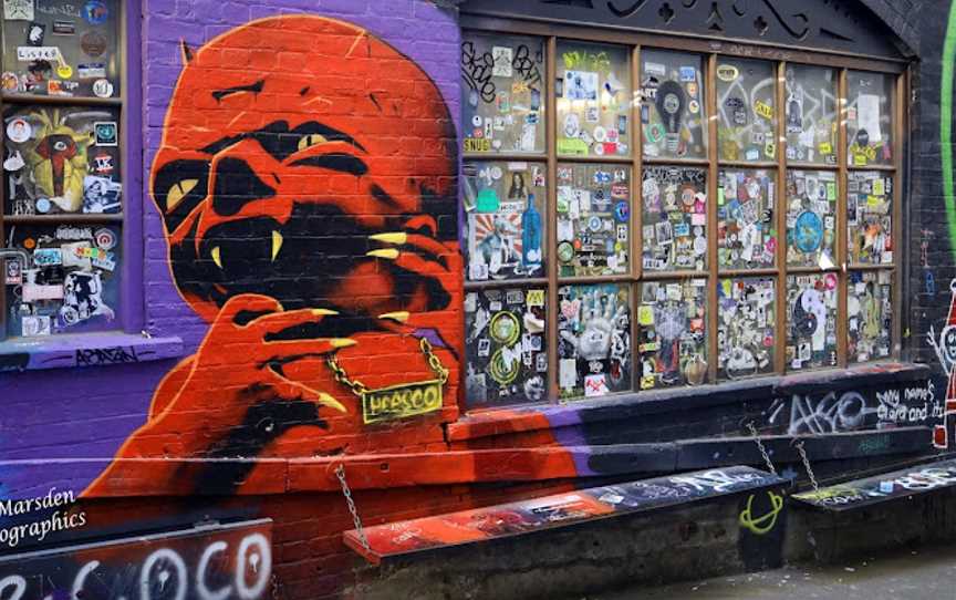 Duckboard Place Graffiti, Melbourne CBD, VIC