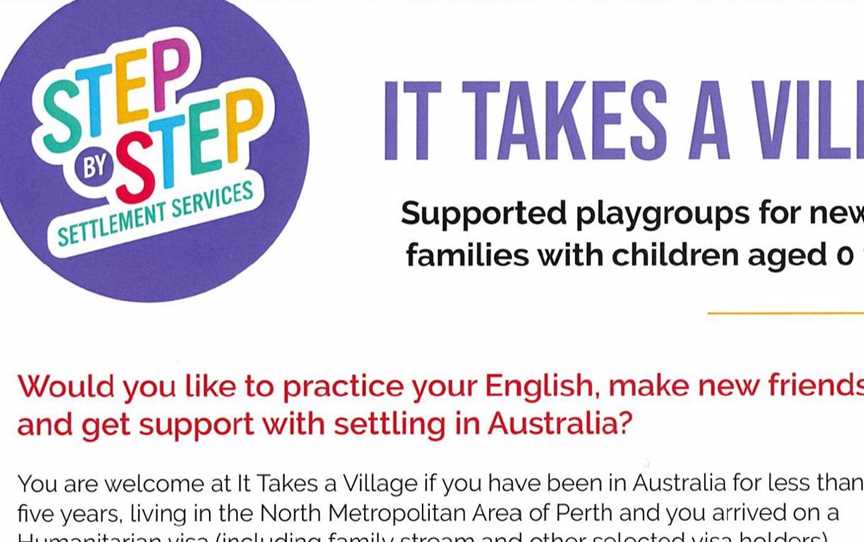 Supported Playgroups for Newly Arrived Families With Children Aged 0-5, Health & Social Services in Marangaroo
