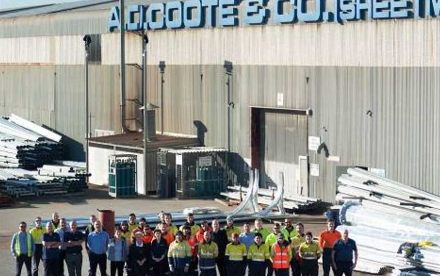 A.D. Coote team and exterior